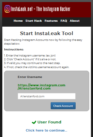#5 Hack Someone's Instagram By using InstaLeak